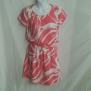 Nwt Banana Republic open back waist coral dress SP